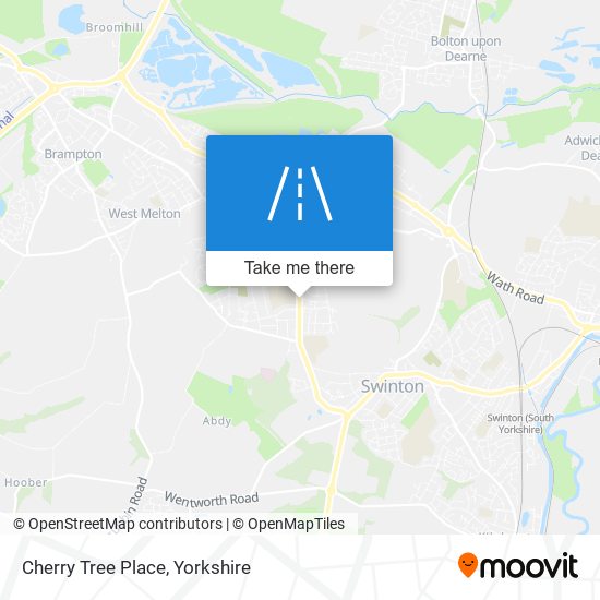 Cherry Tree Place map