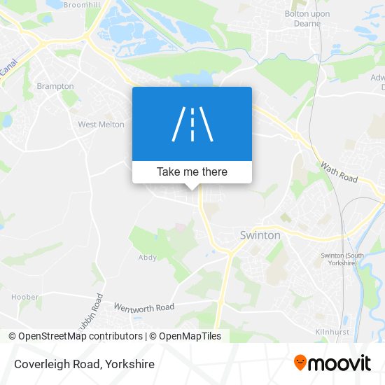 Coverleigh Road map