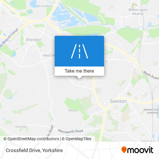 Crossfield Drive map