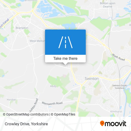 Crowley Drive map