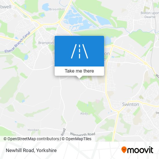 Newhill Road map