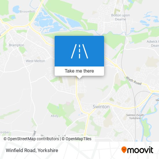 Winfield Road map