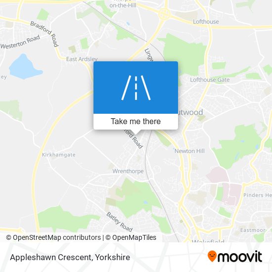 Appleshawn Crescent map