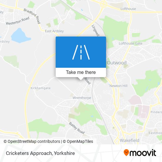 Cricketers Approach map