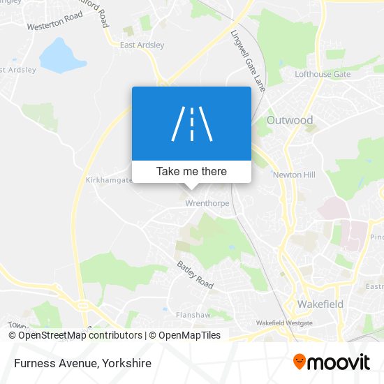 Furness Avenue map