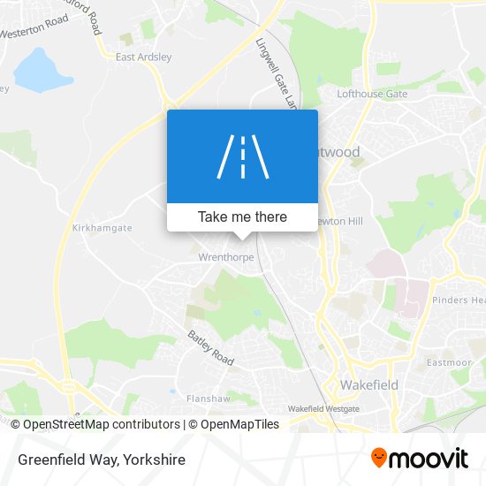 Greenfield Way map