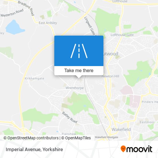 Imperial Avenue map