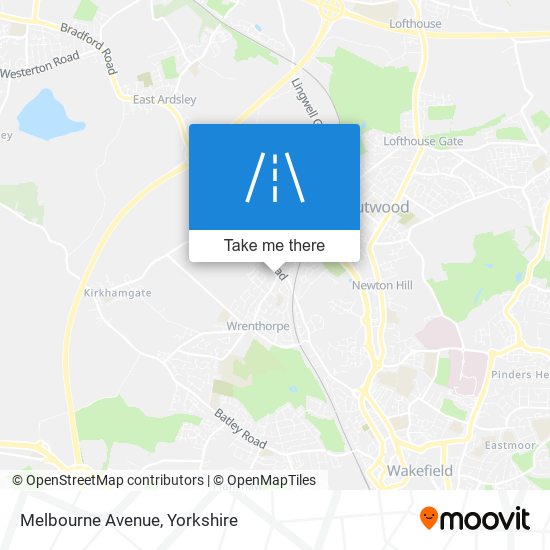 Melbourne Avenue map