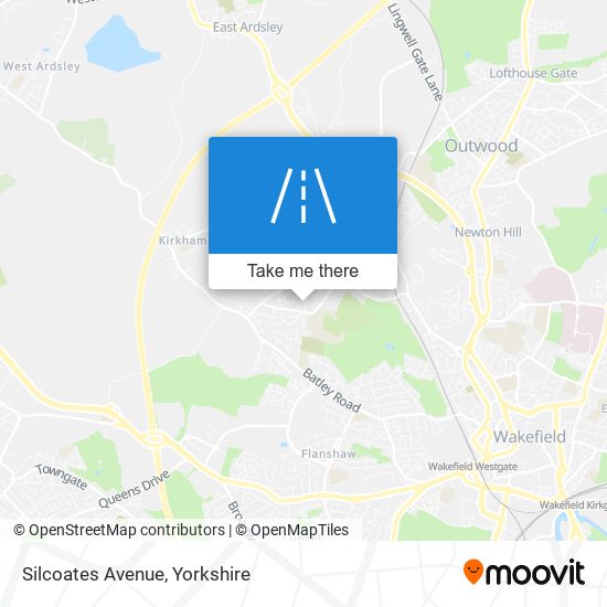 Silcoates Avenue map