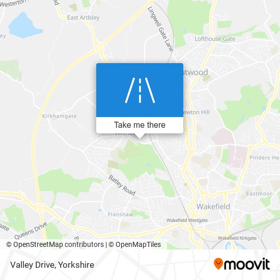 Valley Drive map