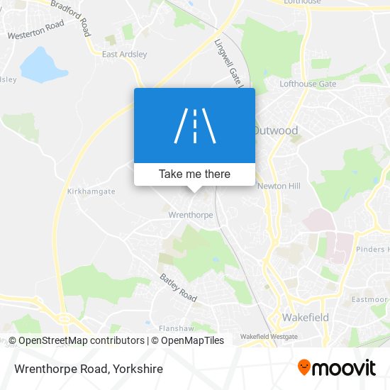 Wrenthorpe Road map