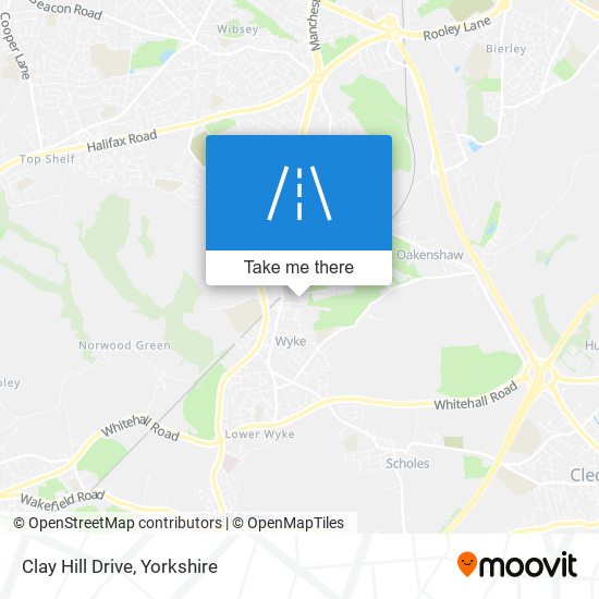 Clay Hill Drive map