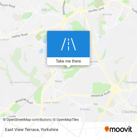 East View Terrace map