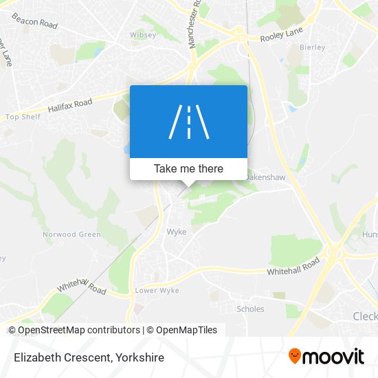 Elizabeth Crescent map
