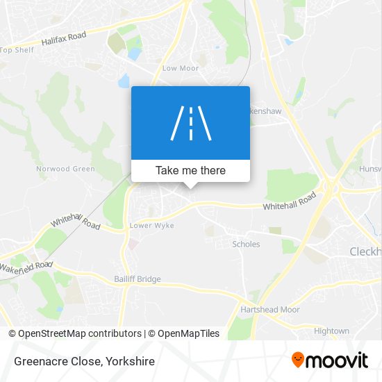 Greenacre Close map