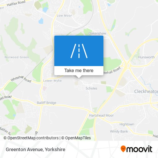 Greenton Avenue map