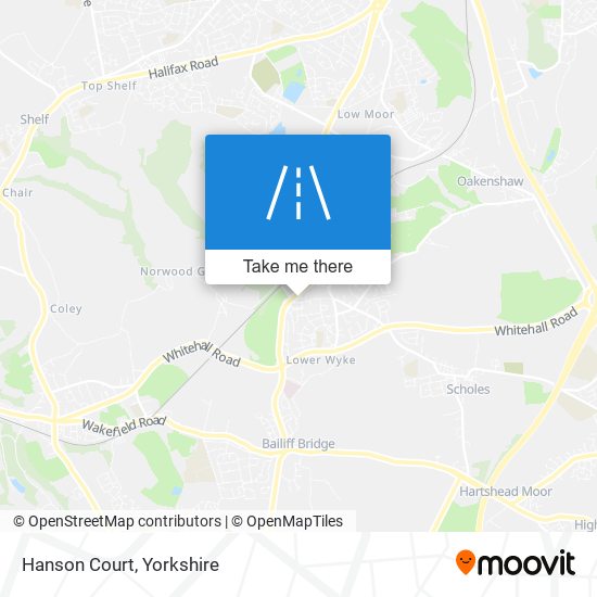 Hanson Court map
