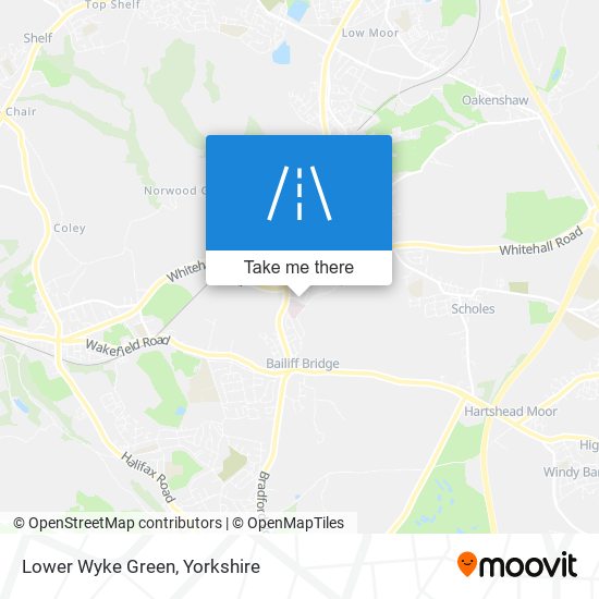 Lower Wyke Green map