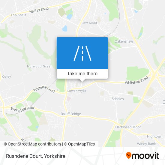 Rushdene Court map