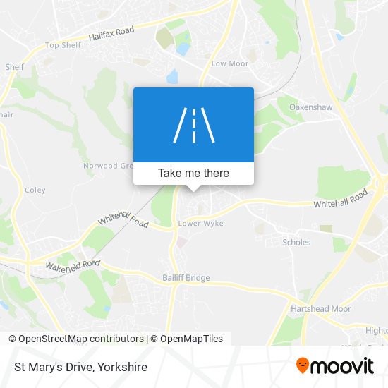 St Mary's Drive map
