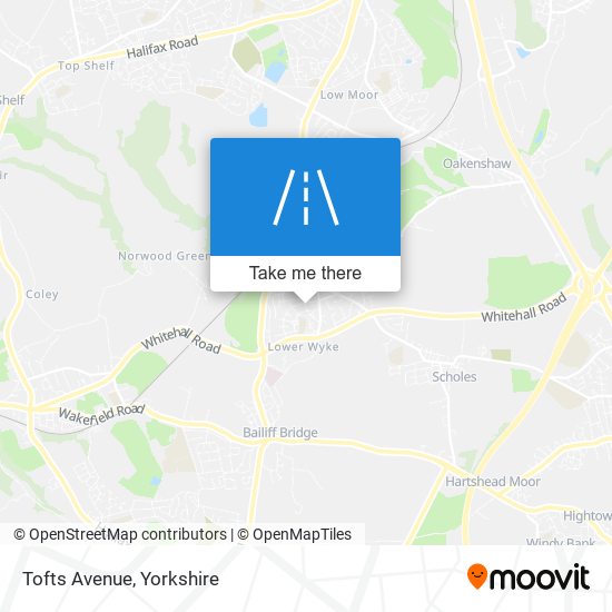 Tofts Avenue map