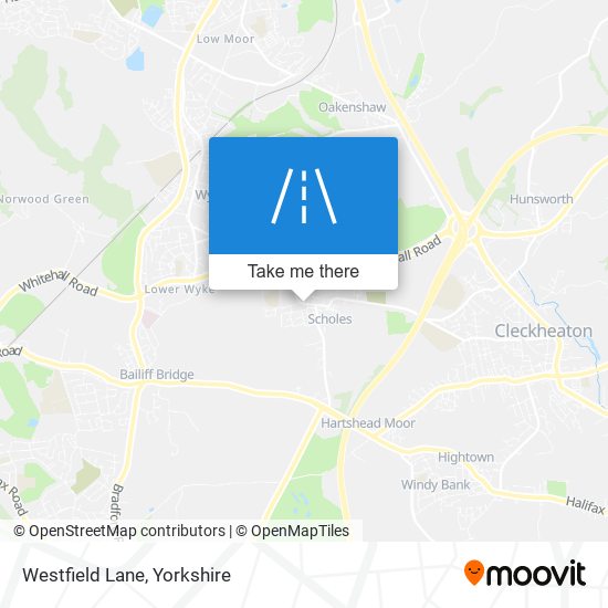 Westfield Lane map