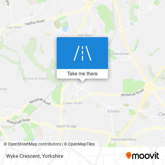 Wyke Crescent map