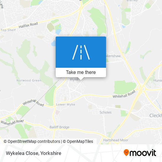 Wykelea Close map