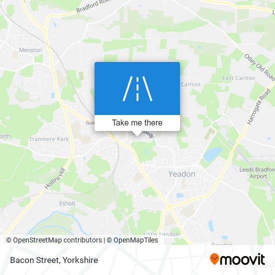 Bacon Street map
