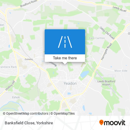 Banksfield Close map