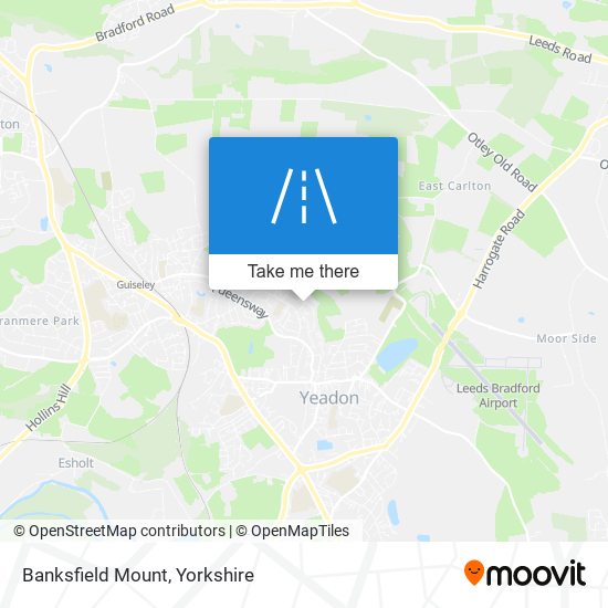 Banksfield Mount map