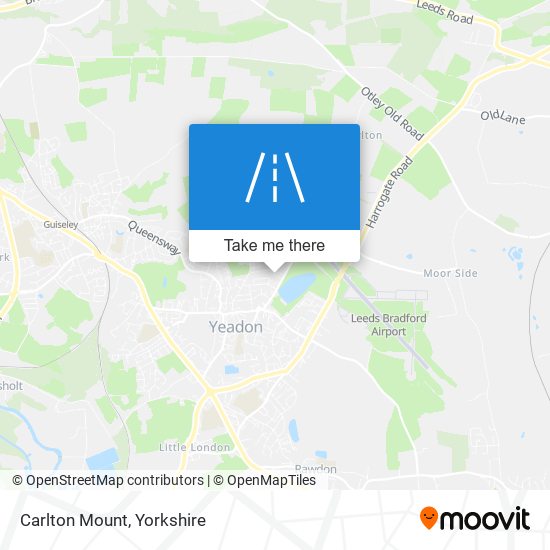 Carlton Mount map