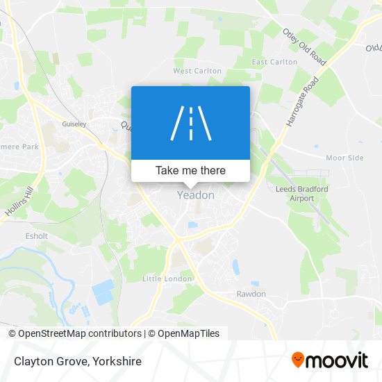Clayton Grove map