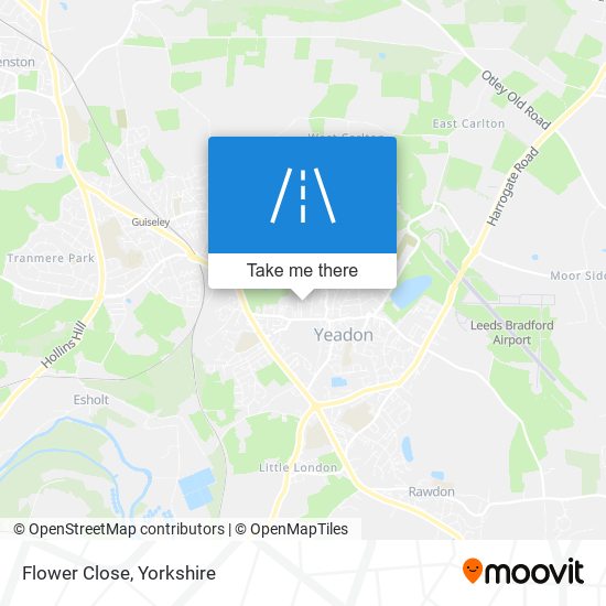 Flower Close map