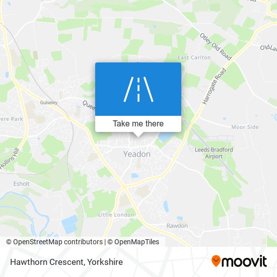 Hawthorn Crescent map