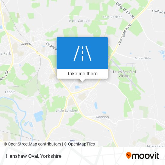 Henshaw Oval map
