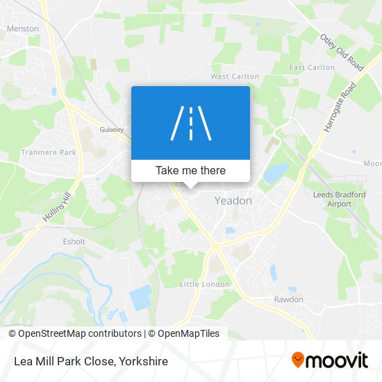Lea Mill Park Close map