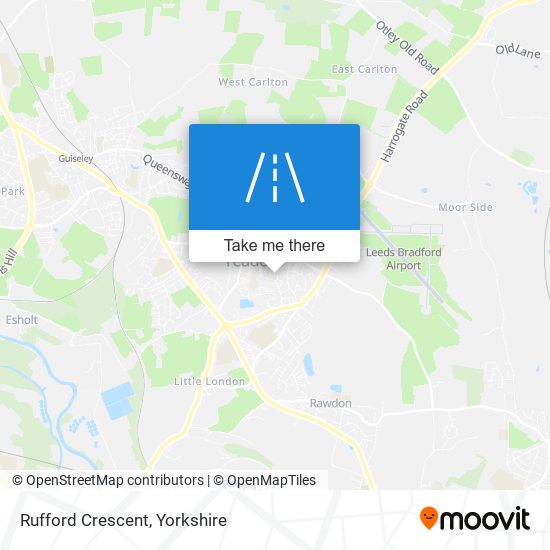 Rufford Crescent map