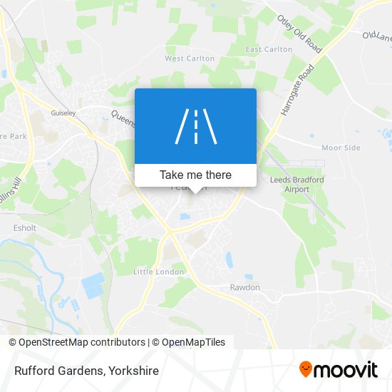 Rufford Gardens map