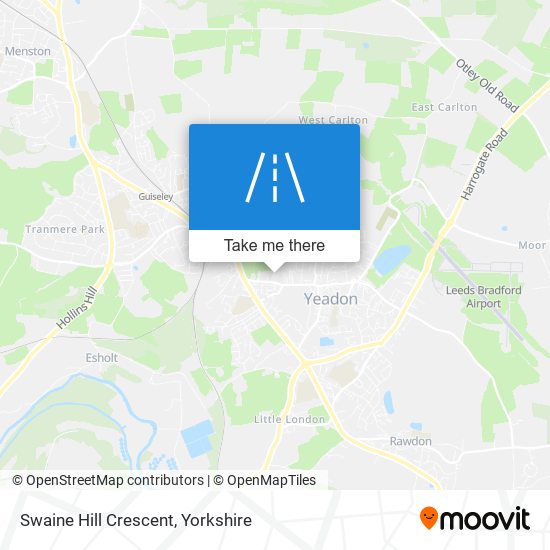 Swaine Hill Crescent map