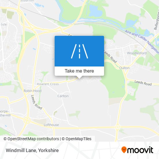 Windmill Lane map