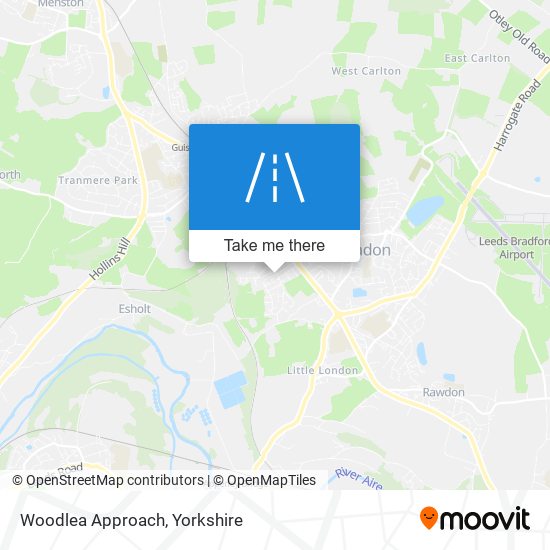 Woodlea Approach map