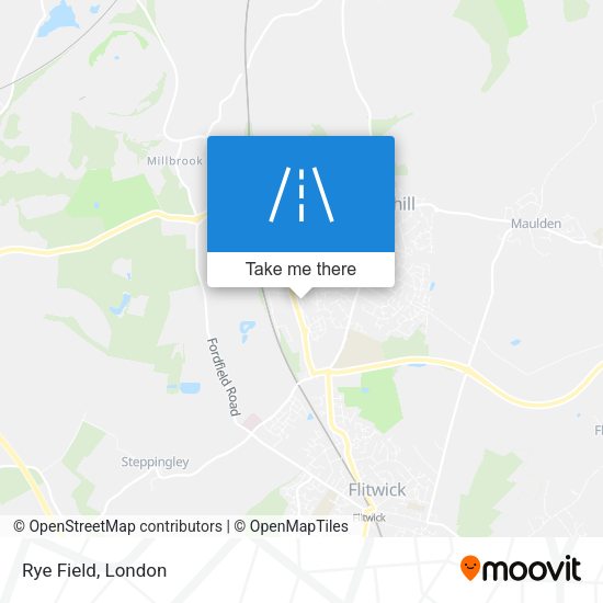 Rye Field map