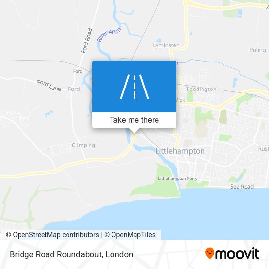 Bridge Road Roundabout map