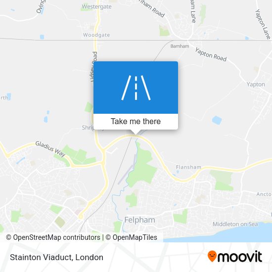 Stainton Viaduct map