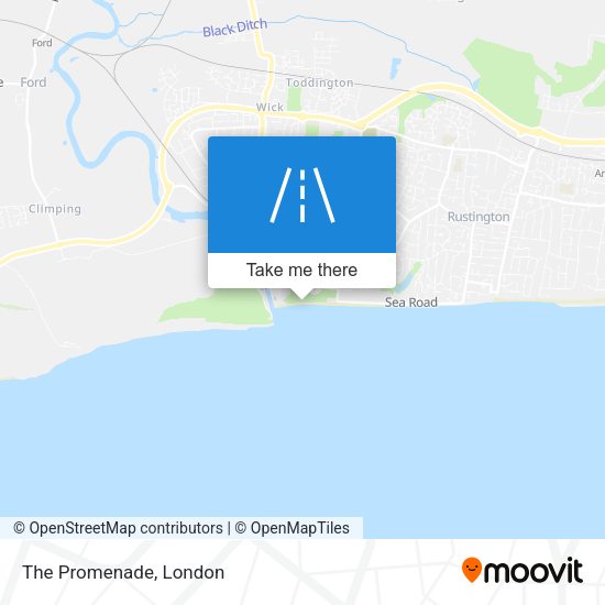 The Promenade map