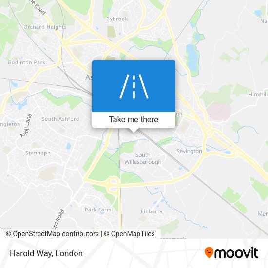 Harold Way map