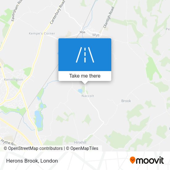Herons Brook map