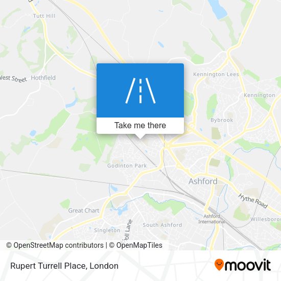 Rupert Turrell Place map