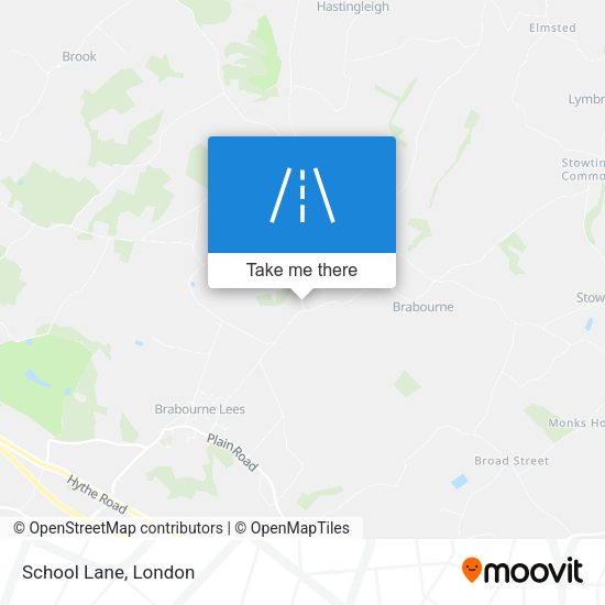 School Lane map
